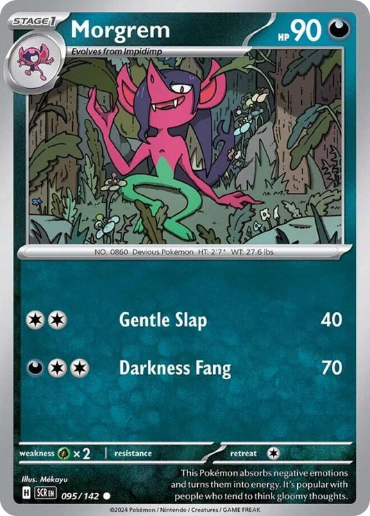 Morgrem 95/142 Stellar Crown Pokemon C NM