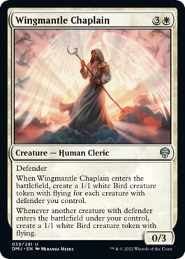 Wingmantle Chaplain 39 Dominaria United MTG UC NM