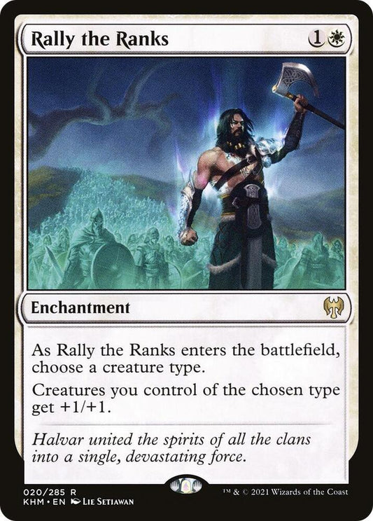 Rally the Ranks 20 Kaldheim MTG R NM