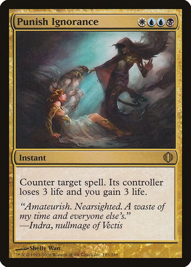 Punish Ignorance 183 Shards of Alara MTG R NM