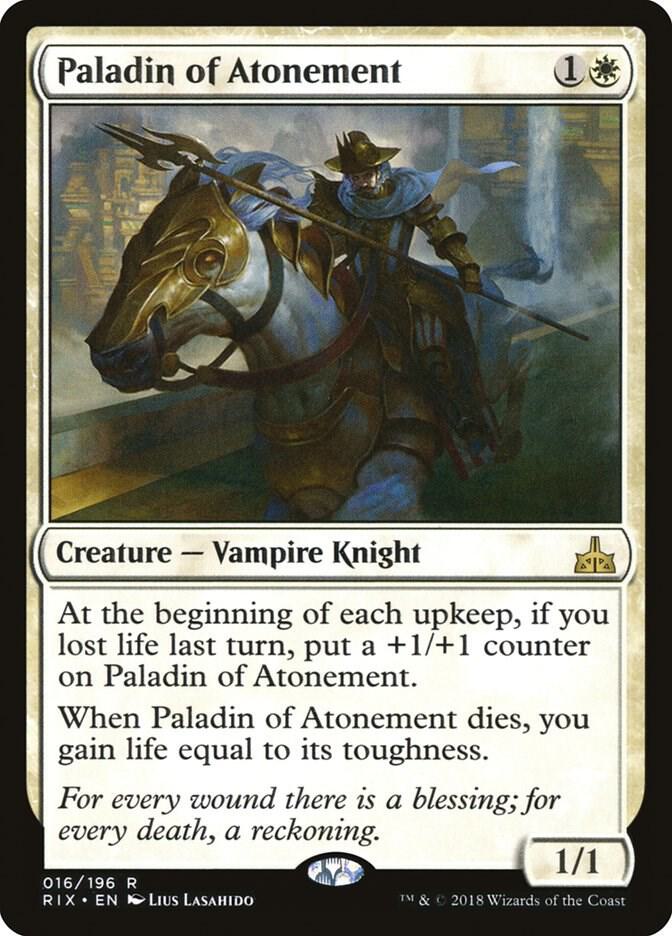 Paladin of Atonement 16 Rivals of Ixalan MTG R NM
