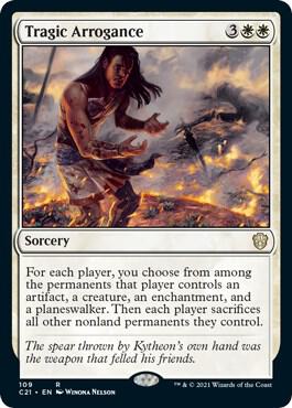 Tragic Arrogance 109 Commander 2021 MTG R NM