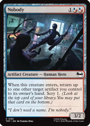 Nobody 0161 Teenage Mutant Ninja Turtles MTG C NM