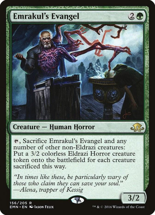 Emrakul's Evangel 156 Eldritch Moon MTG R Foil NM
