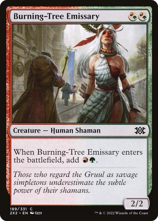 Burning-Tree Emissary 189 Double Masters 2022 MTG C NM