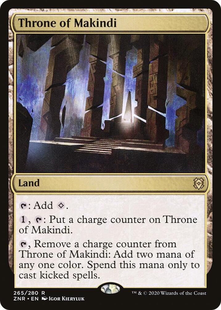 Throne of Makindi 265 Zendikar Rising MTG R NM
