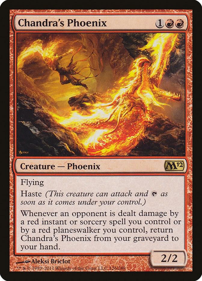 Chandra's Phoenix 126 Magic 2012 (M12) MTG R NM