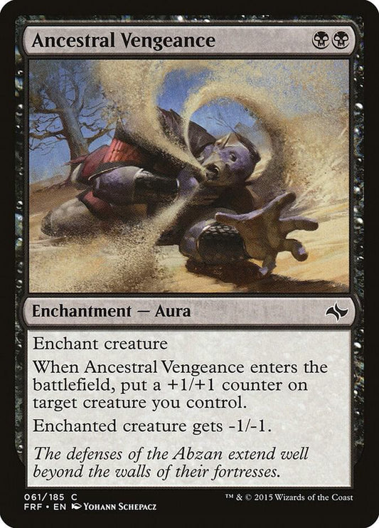Ancestral Vengeance 61 Fate Reforged MTG C LP