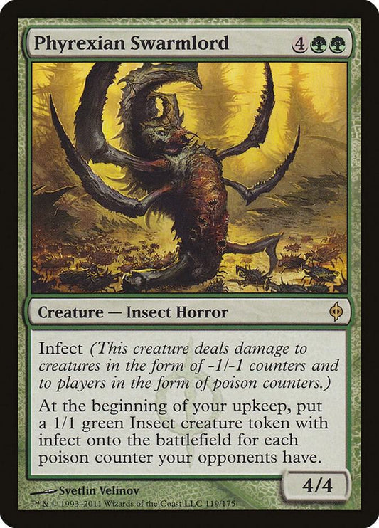Phyrexian Swarmlord 119 New Phyrexia MTG R NM