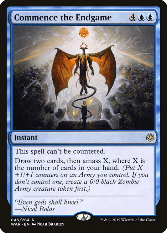 Commence the Endgame 45 War of the Spark MTG R NM