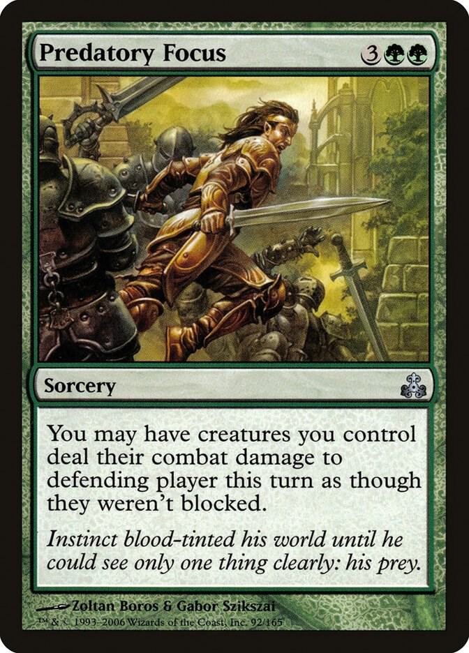 Predatory Focus 92 Guildpact MTG UC LP