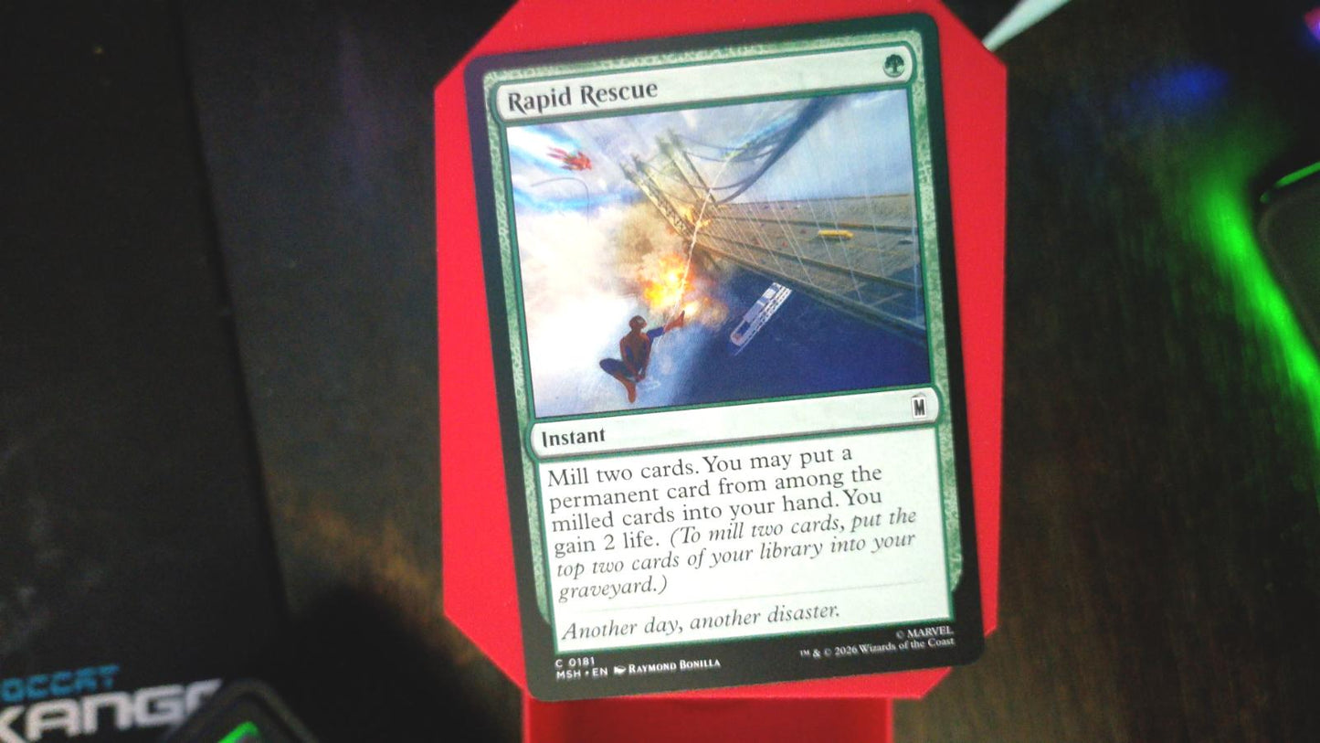 Rapid Rescue 181 Marvel Super Heroes MTG C NM