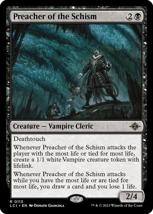Preacher of the Schism 113 The Lost Caverns of Ixalan MTG R NM