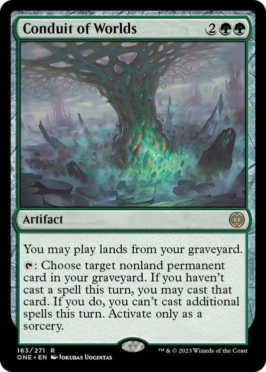 Conduit of Worlds 163 Phyrexia: All Will Be One MTG R NM