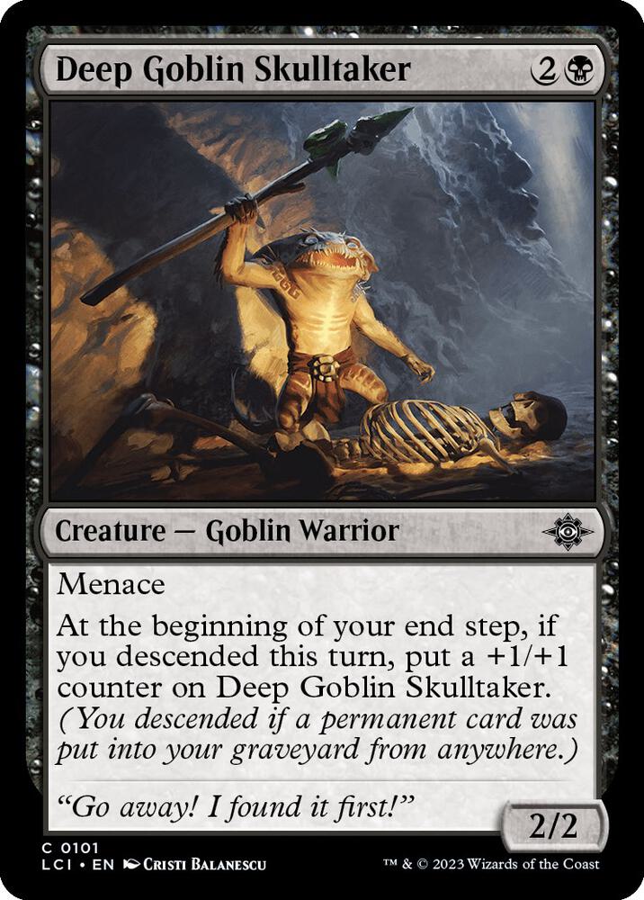 Deep Goblin Skulltaker 101 The Lost Caverns of Ixalan MTG C NM