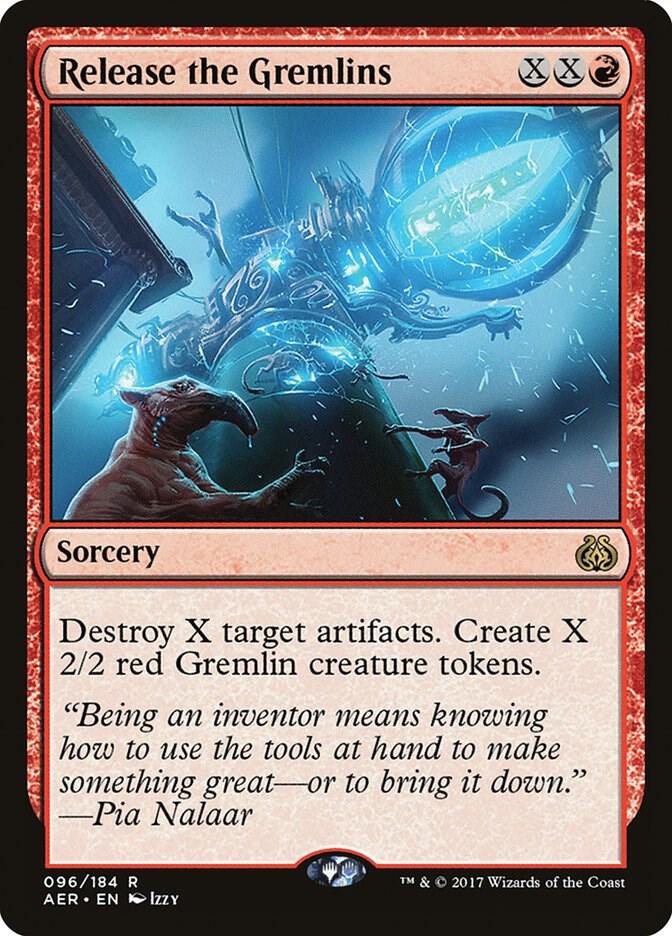Release the Gremlins 96 Aether Revolt MTG R NM