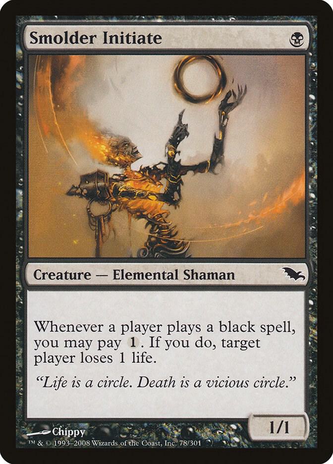 Smolder Initiate 78 Shadowmoor MTG C LP