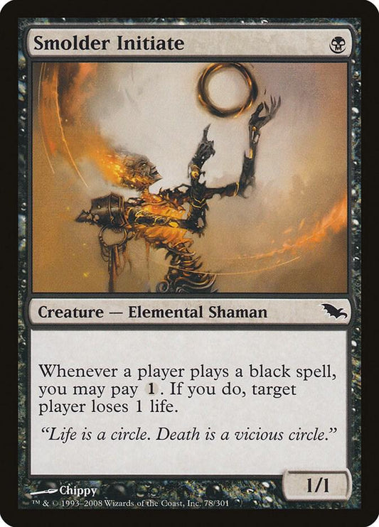Smolder Initiate 78 Shadowmoor MTG C LP