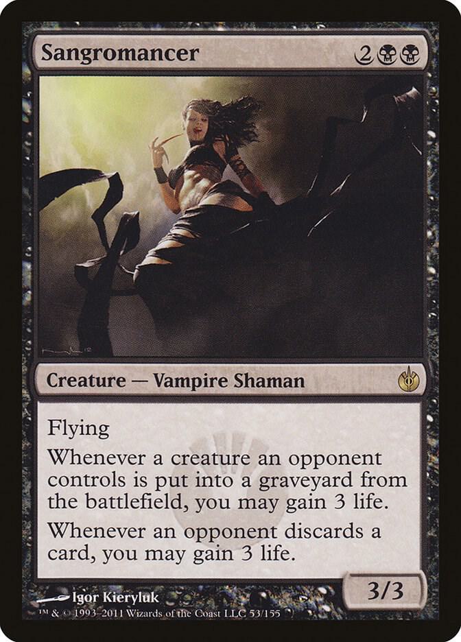 Sangromancer 53 Mirrodin Besieged MTG R NM
