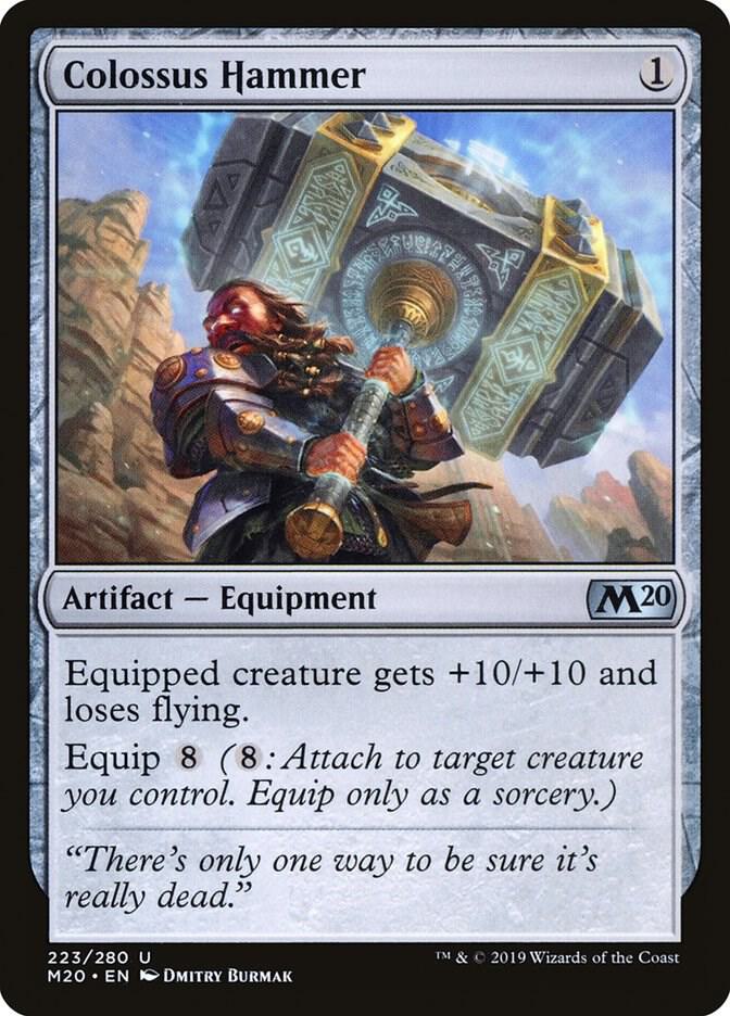 Colossus Hammer 223 Core Set 2020 MTG UC NM