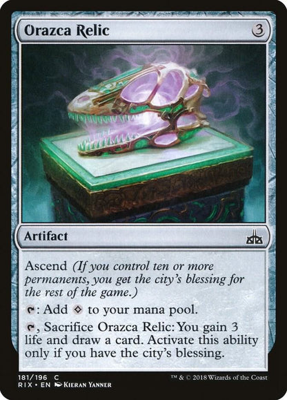 Orazca Relic 181 Rivals of Ixalan MTG C NM