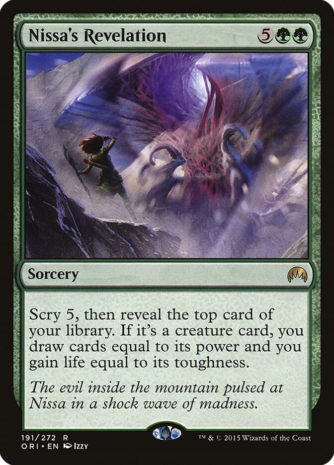 Nissa's Revelation 191 Magic Origins MTG R NM