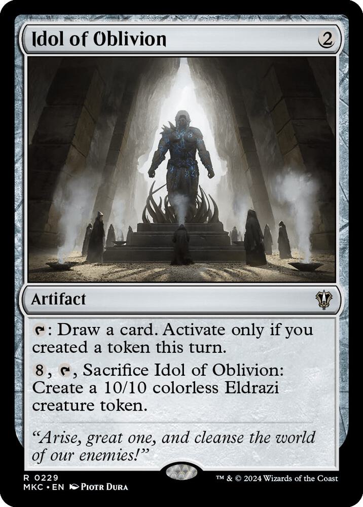Idol of Oblivion 229 Commander: Murders at Karlov Manor MTG R NM