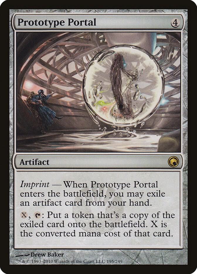 Prototype Portal 195 Scars of Mirrodin MTG R Foil LP