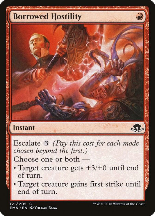 Borrowed Hostility 121 Eldritch Moon MTG C NM
