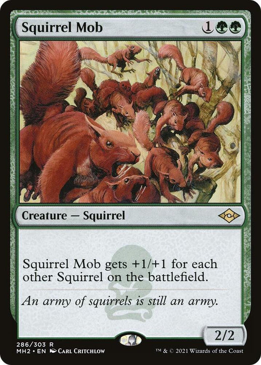 Squirrel Mob 286 Modern Horizons 2 MTG R NM