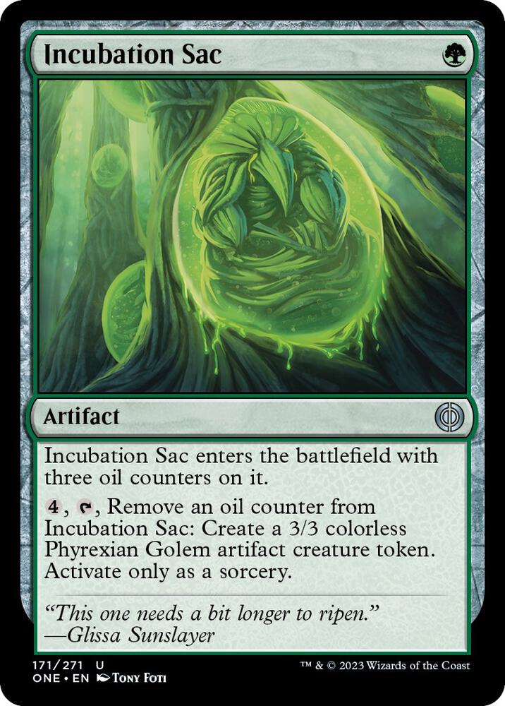 Incubation Sac 171 Phyrexia: All Will Be One MTG UC NM