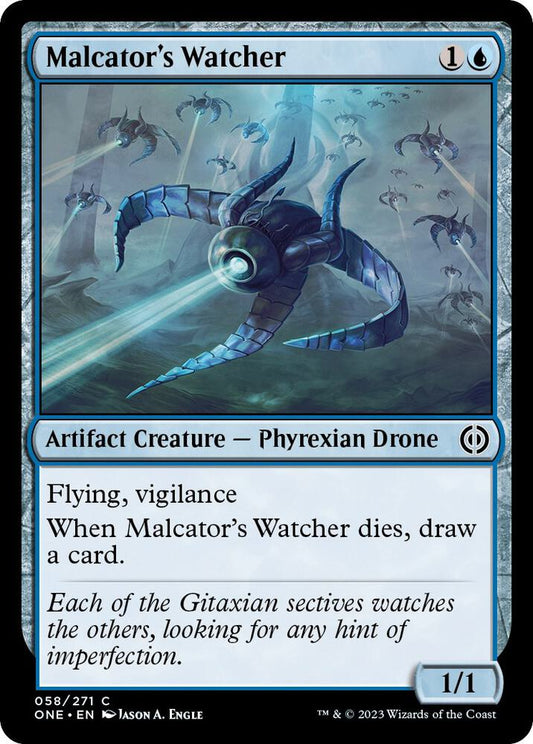 Malcator's Watcher 58 Phyrexia: All Will Be One MTG C NM