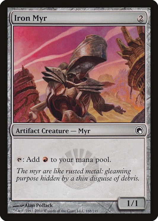 Iron Myr 168 Scars of Mirrodin MTG C NM