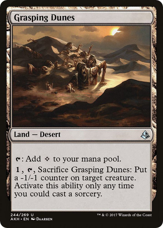 Grasping Dunes 244 Amonkhet MTG UC NM
