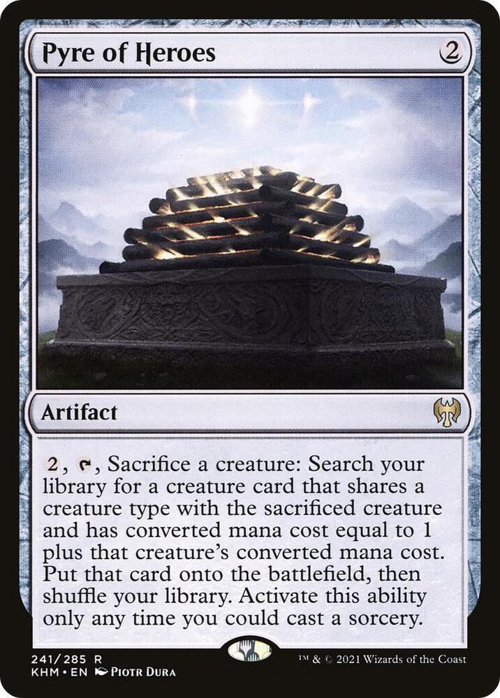 Pyre of Heroes 241 Kaldheim MTG R NM