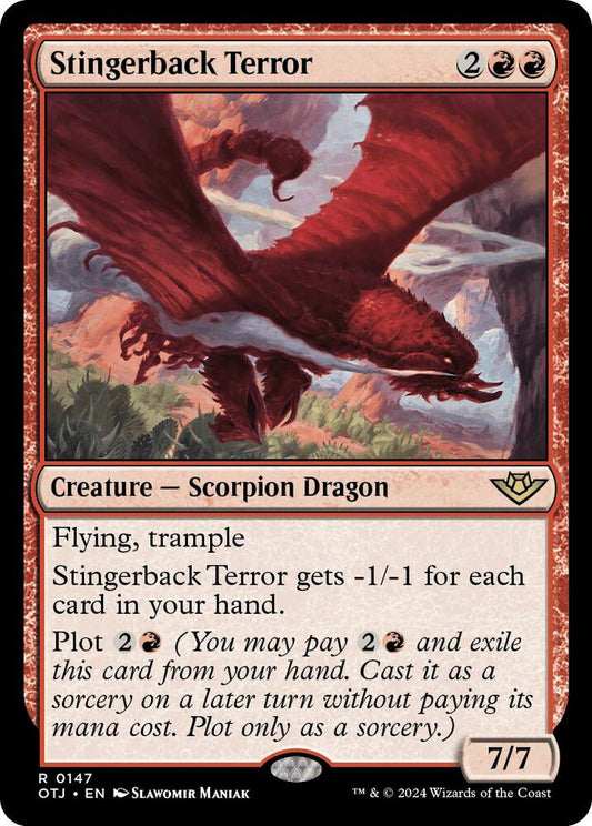Stingerback Terror 147 Outlaws of Thunder Junction MTG R NM