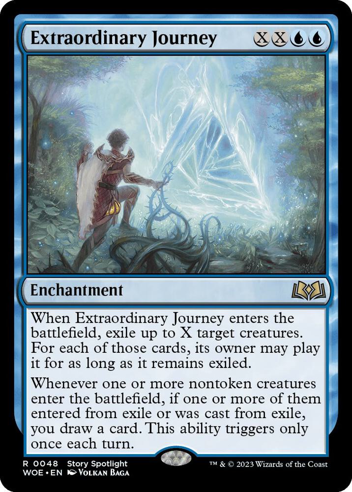 Extraordinary Journey 48 Wilds of Eldraine MTG R NM
