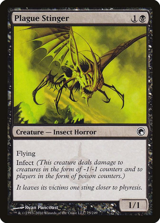 Plague Stinger 75 Scars of Mirrodin MTG C NM