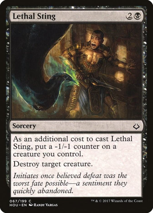 Lethal Sting 67 Hour of Devastation MTG C LP