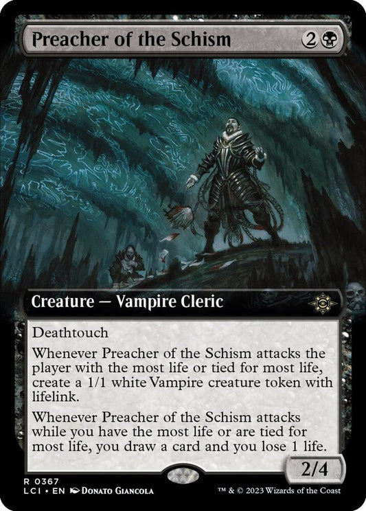 Preacher of the Schism (Extended Art) 367 The Lost Caverns of Ixalan MTG R NM