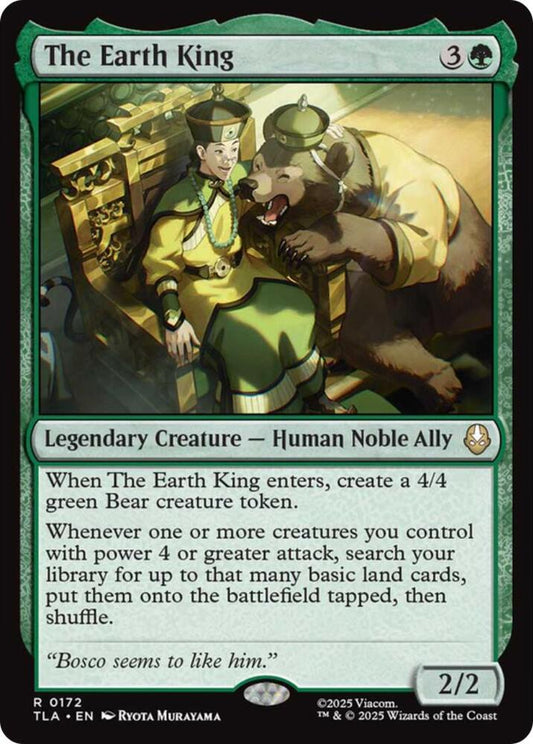 The Earth King 172 Avatar: The Last Airbender MTG R NM