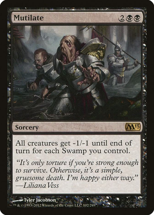 Mutilate 102 Magic 2013 (M13) MTG R LP
