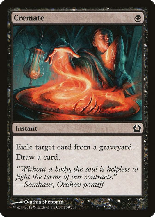 Cremate 59 Return to Ravnica MTG C LP