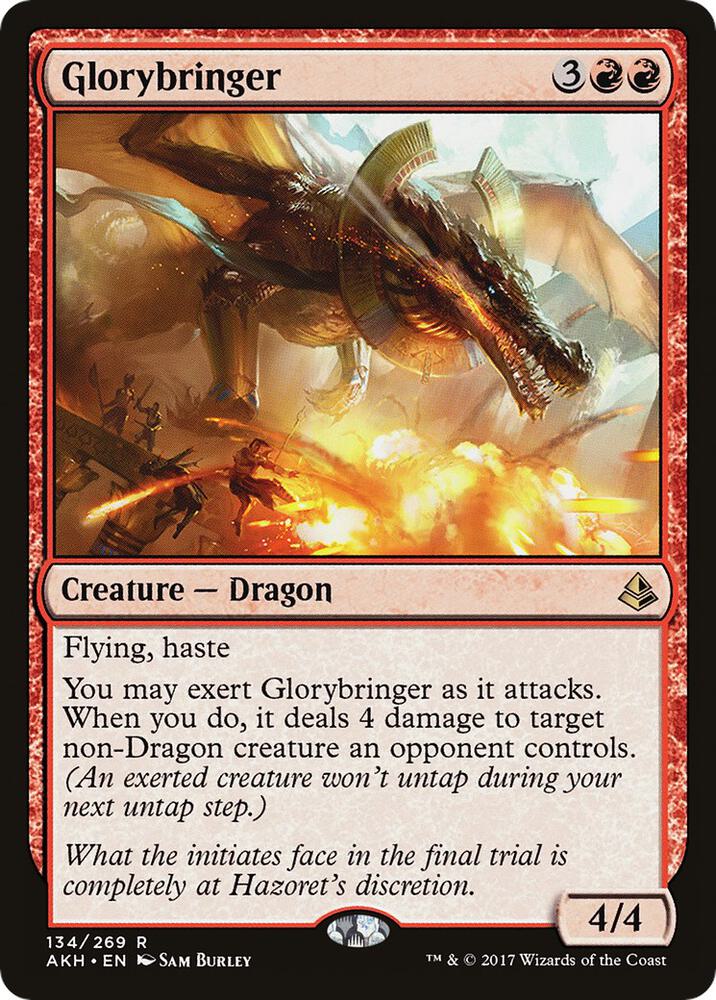 Glorybringer 134 Amonkhet MTG R NM