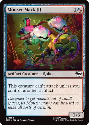 Mouser Mark III 0159 Teenage Mutant Ninja Turtles MTG C NM
