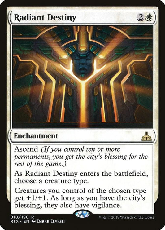 Radiant Destiny 18 Rivals of Ixalan MTG R NM