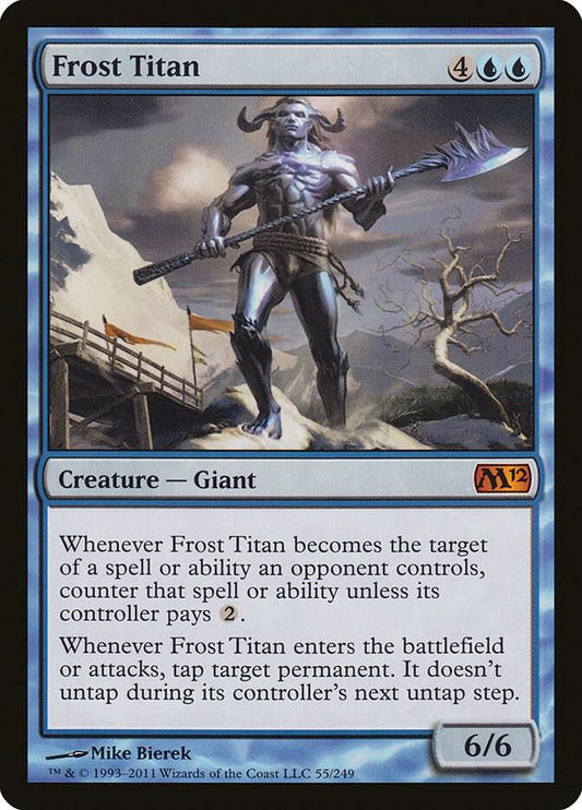 Frost Titan 55 Magic 2012 (M12) MTG Mythic LP