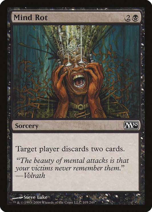 Mind Rot 105 Magic 2010 (M10) MTG C LP