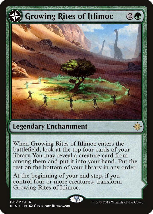 Growing Rites of Itlimoc 191 Ixalan MTG R NM