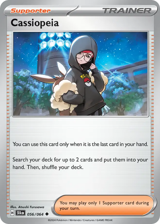 Cassiopeia 056/064 Shrouded Fable Pokemon UC NM